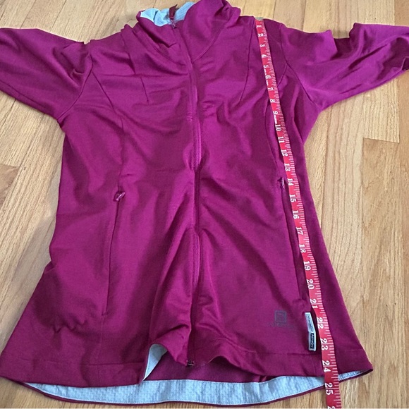 Salomon AdvancedSkin ActiveDry Full Zip Jacket Magenta Size Small - Picture 6 of 9
